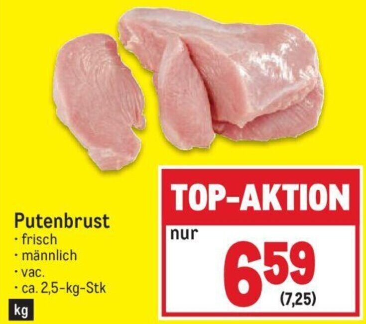 Metro Putenbrust - ca. 2,5-kg-Stk Angebot