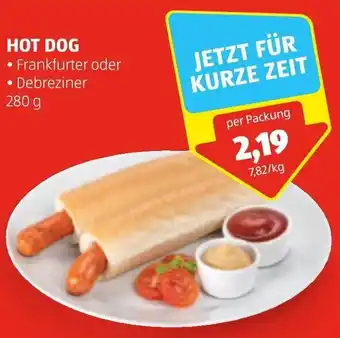 Hofer HOT DOG 280 g per Packung Angebot