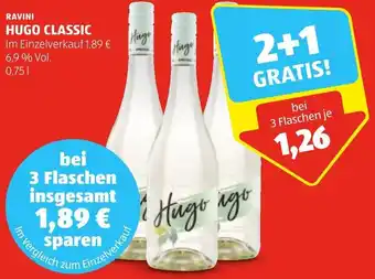Hofer RAVINI HUGO CLASSIC 0 ,75L Angebot