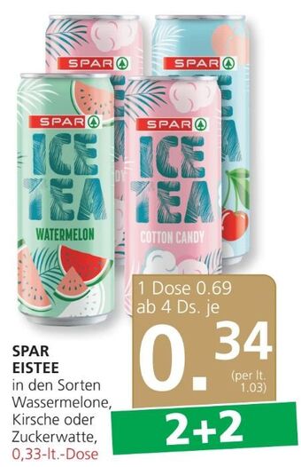 SPAR Gourmet Eistee Angebot