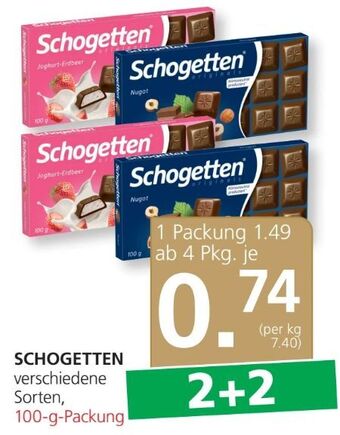 SPAR Gourmet Schogetten Angebot