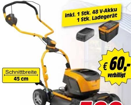 Zgonc Akku-rasenmäher set multiclip 547e Angebot