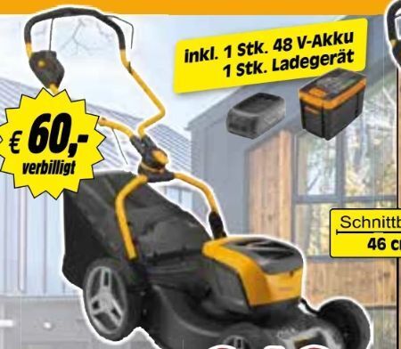 Zgonc Akku-rasenmäher set collector 548e Angebot