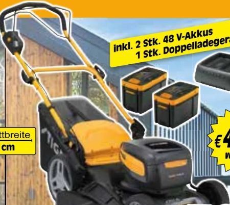 Zgonc Akku-rasenmäher set combi 748 sq ae Angebot