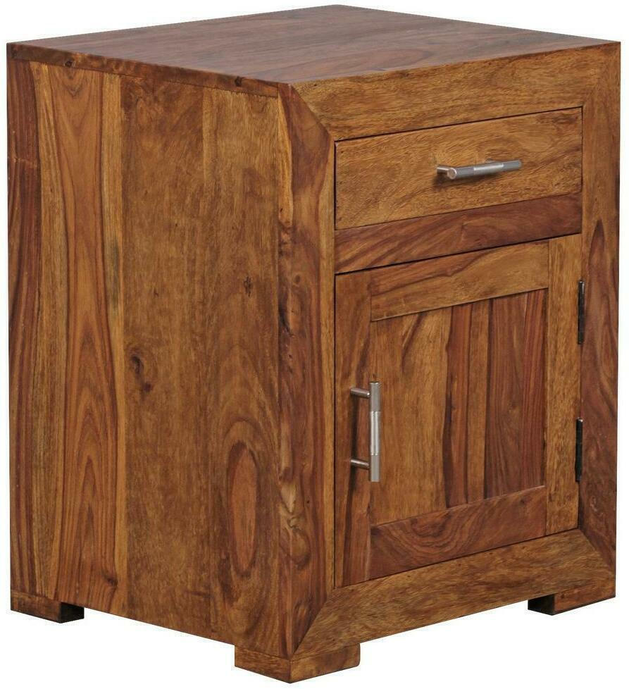 Möbelix Nachtkästchen sheesham massiv h: 60 cm mumbai Angebot