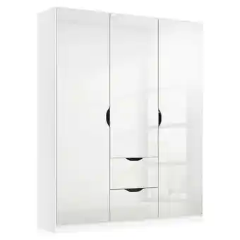 Kleiderschrank in weiß, weiß hochglanz