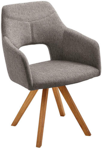 XXXLutz Armlehnstuhl in holz, textil braun, wildeiche Angebot