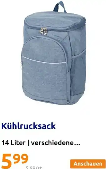 Action Kühlrucksack 14 Liter | verschiedene... Angebot