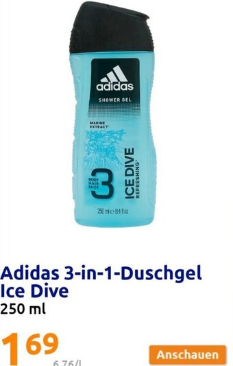 Action Adidas 3-in-1-Duschgel Ice Dive Angebot