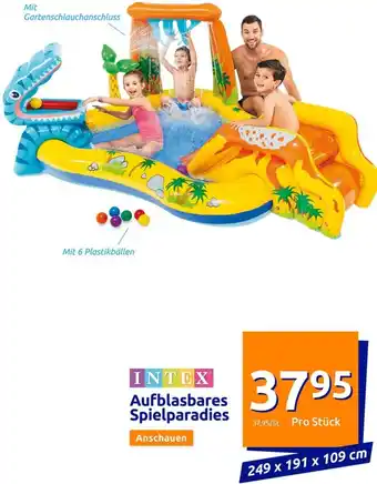 Action INTEX® Aufblasbares Spielparadies 249 x 191 x 109 cm Pro Stück Angebot