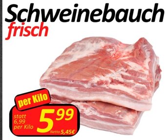 Wurstico Schweinebauch frisch per Kilo Angebot