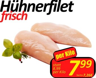 Hühnerfilet per Kilo