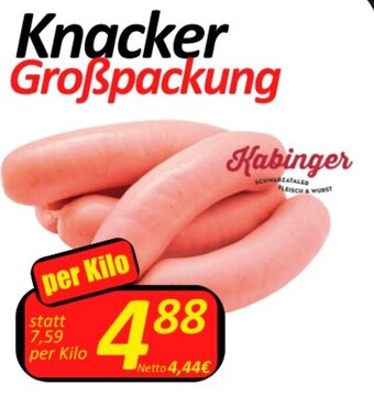 Wurstico Knacker Großpackung per Kilo Angebot