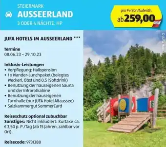 Hofer Reisen STEIERMARK AUSSEERLAND 3 ODER 4 NÄCHTE, HP Angebot