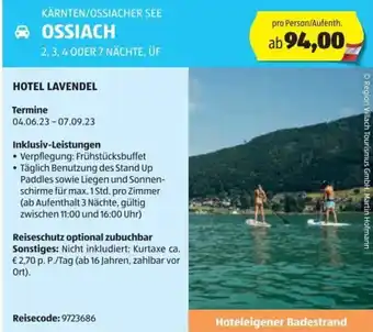 Hofer Reisen KÄRNTEN/OSSIACHER SEE OSSIACH 2,3,4 ODER 7 NÄCHTE, ÜF Angebot