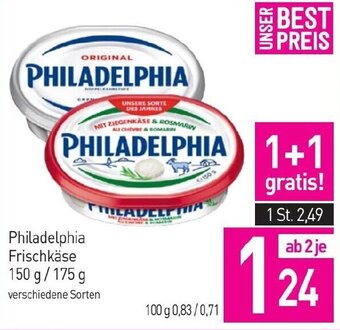 Sutterlüty Philadelphia Frischkäse 150 g/ 175 g Angebot