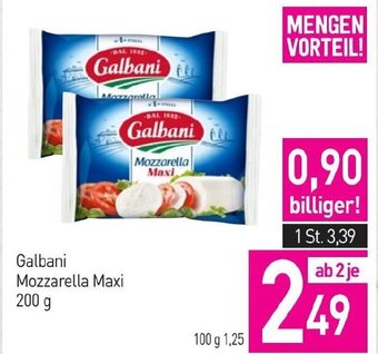 Sutterlüty Galbani Mozzarella Maxi 200 g Angebot