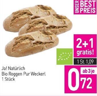 Sutterlüty Ja! Natürlich Bio Roggen Pur Weckerl 1 Stück Angebot