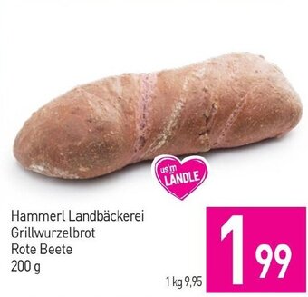 Sutterlüty Hammerl Landbäckerei Grillwurzelbrot Rote Beete 200 g Angebot