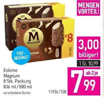 Sutterlüty Eskimo Magnum 8 Stk. Packung 836 ml /880 ml Angebot