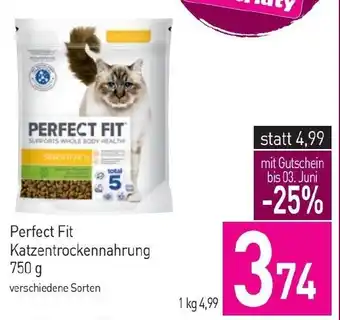 Sutterlüty Perfect Fit Katzentrockennahrung 750 g Angebot