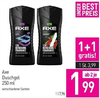 Sutterlüty Axe Duschgel 250 ml Angebot