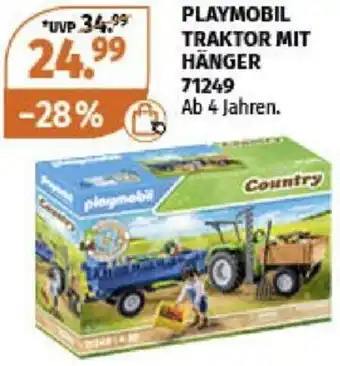Müller PLAYMOBIL TRAKTOR MIT HÄNGER Angebot