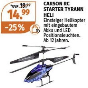 Müller CARSON RC STARTER TYRANN HELI Angebot