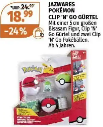 Müller JAZWARES POKÉMON CLIP 'N' GO GÜRTEL Angebot
