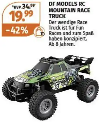Müller DF MODELS RC MOUNTAIN RACE TRUCK Der wendige Race Truck ist für Fun Races und zum Spaß haben konzipiert. Ab 8 Jahren. Angebot