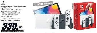 Media Markt Nintendo Switch - OLED-Modell, weiß Spielekonsole Angebot