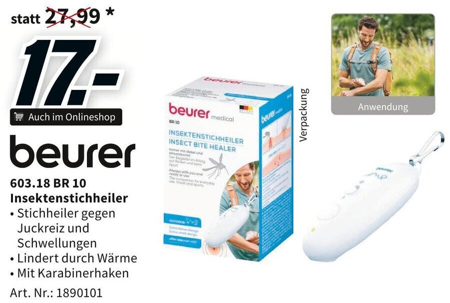 Media Markt beurer 603.18 BR 10 Insektenstichheiler Angebot