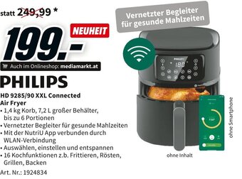 Media Markt PHILIPS HD 9285/90 XXL Connected Air Fryer Angebot