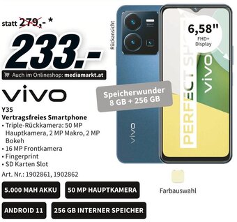Media Markt vivo Y35 Vertragsfreies Smartphone Angebot