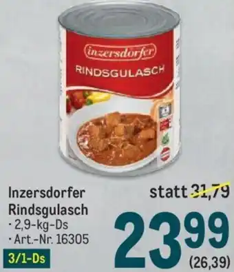 Inzersdorfer Rindsgulasch -2,9-kg-Ds