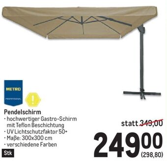 Metro Pendelschirm Angebot