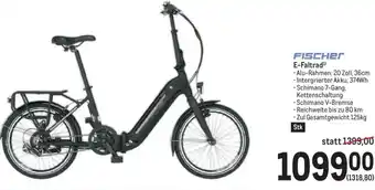 Metro FISCHEr E-Faltrad¹ Angebot