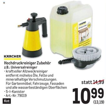 Metro KARCHER Hochdruckreiniger Zubehör z.B.: Universalreiniger Angebot
