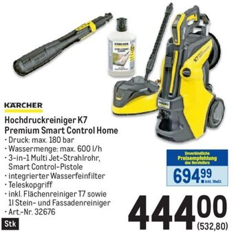 Metro KARCHER Hochdruckreiniger K7 Premium Smart Control Home Angebot