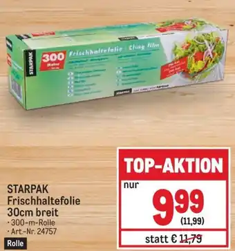 Metro STARPAK Frischhaltefolie 30cm breit -300-m-Rolle - Art.-Nr. 24757 Rolle Angebot