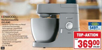 Metro KENWOOD Küchenmaschine KVL4140 Angebot
