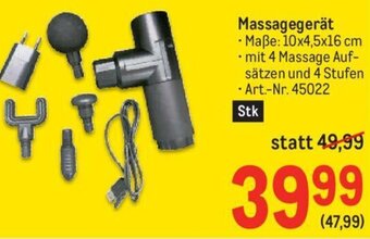 Metro Massagegerät • Maße: 10x4,5x16 cm Angebot