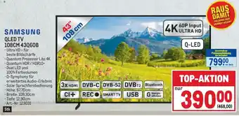 Metro SAMSUNG QLED TV 108CM 43Q60B Angebot