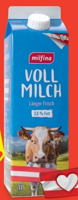 Hofer Vollmilch Angebot