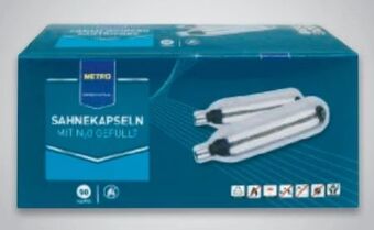 Metro Sahnekapseln Angebot