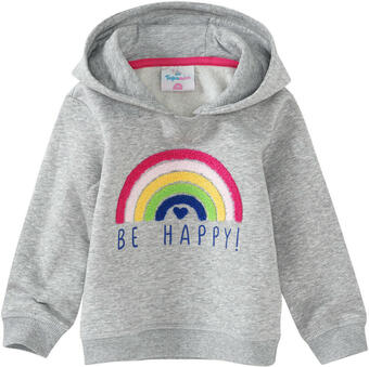 Ernsting's family Baby hoodie mit regenbogen-applikation Angebot