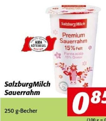 Nah&Frisch SalzburgMilch Sauerrahm 250 g-Becher Angebot