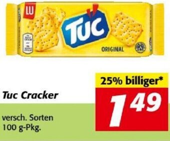 Nah&Frisch Tuc Cracker versch. Sorten 100 g-Pkg. Angebot