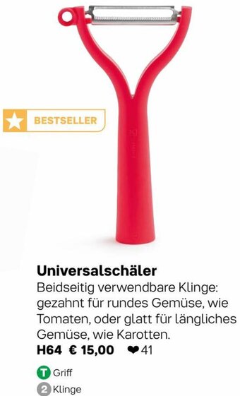 Tupperware Universalschäler Angebot