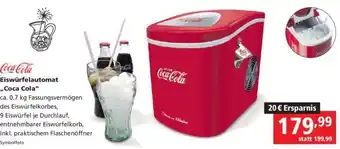 Pagro Diskont Coca-Cola Eiswürfelautomat ,,Coca Cola" ca. 0,7 kg Angebot